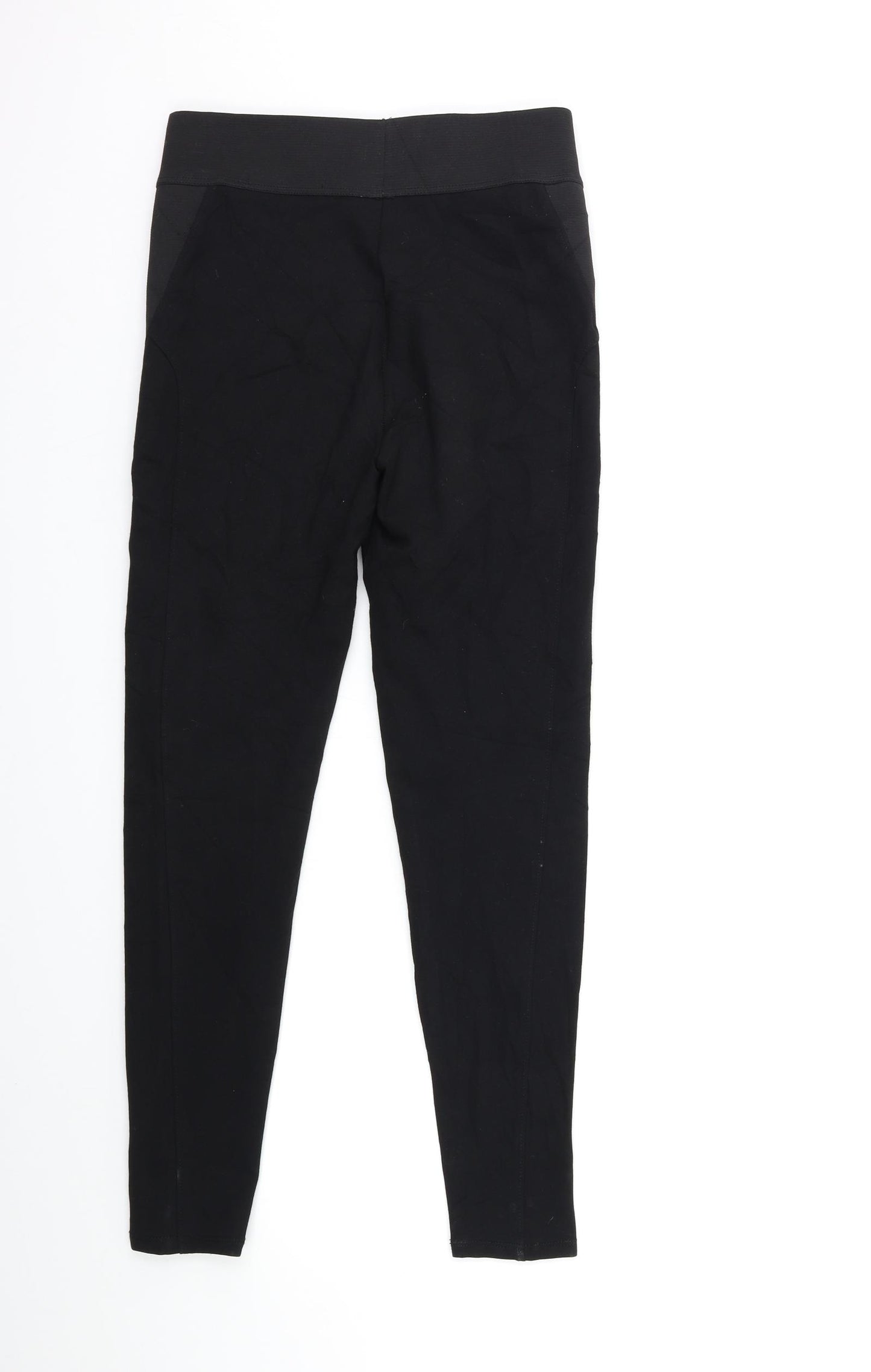River Island Womens Black   Pedal Pusher Trousers Size 10 L27 in