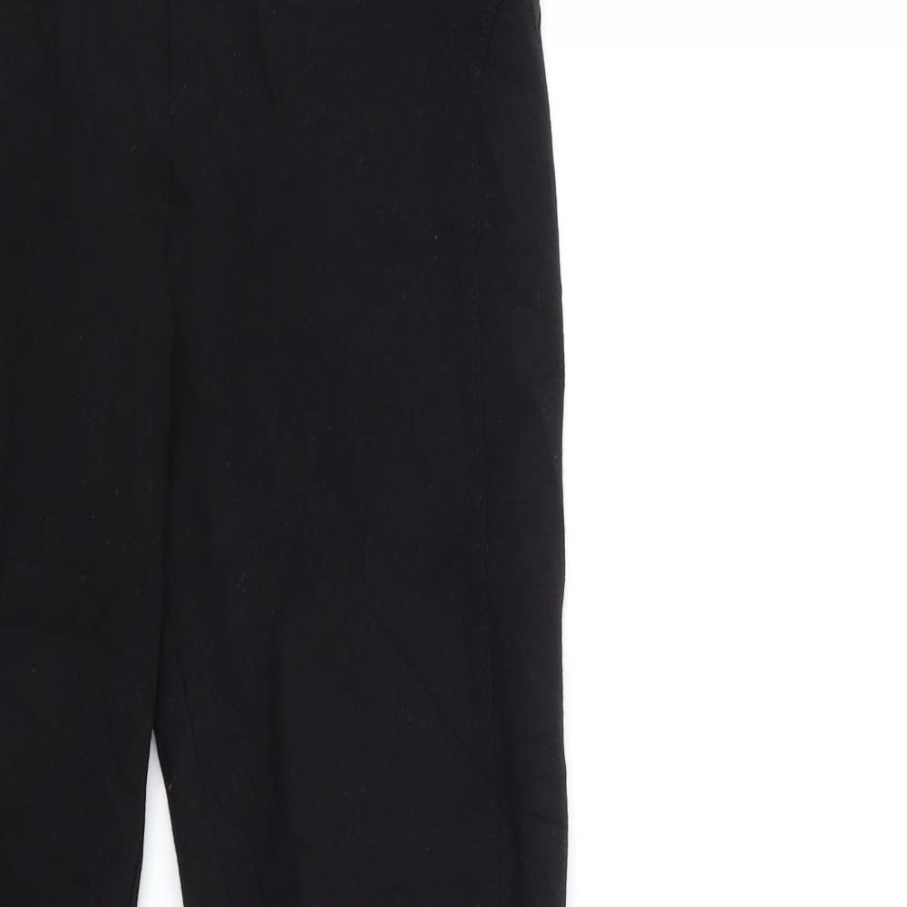River Island Womens Black   Pedal Pusher Trousers Size 10 L27 in