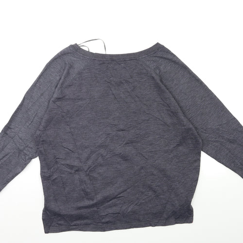 Love To Lounge Womens Grey   Basic T-Shirt Size 8