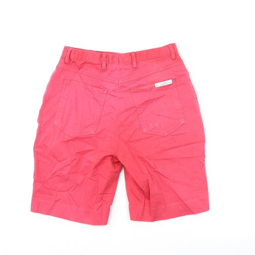 Cutter & Buck Womens Pink  Denim Cut-Off Shorts Size 6