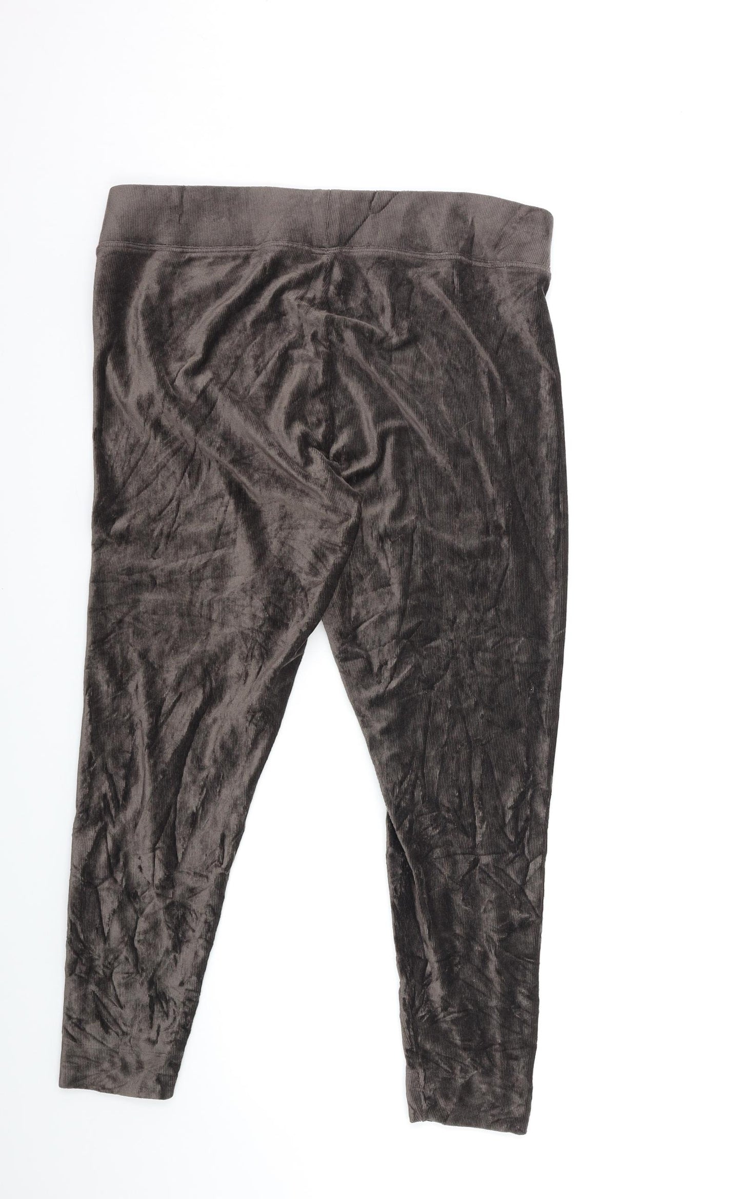 Marks and Spencer Womens Brown   Jegging Trousers Size 18 L27 in