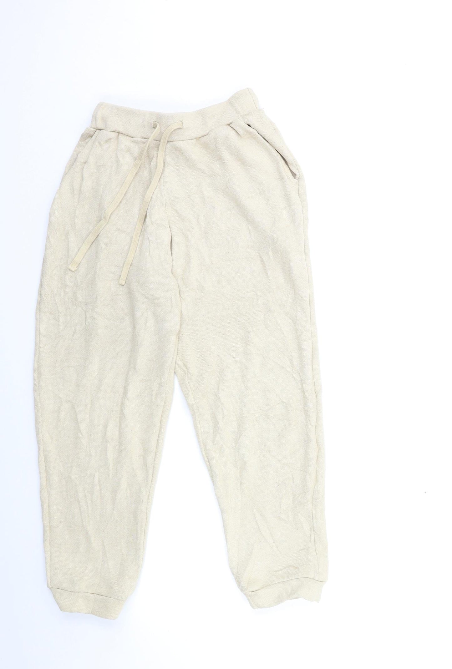 Zara Womens Beige   Sweatpants Trousers Size S L25 in