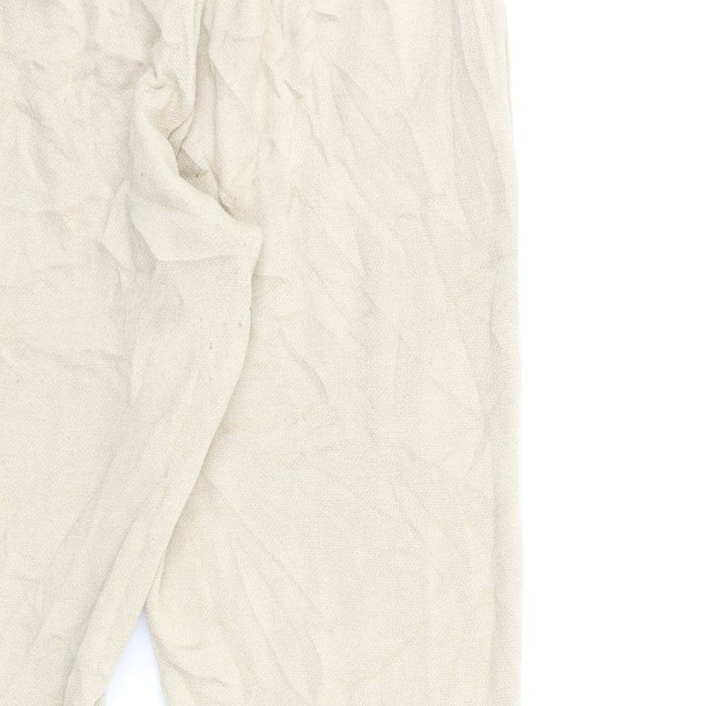 Zara Womens Beige   Sweatpants Trousers Size S L25 in