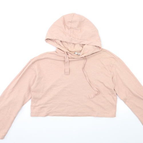 H&M Womens Pink   Pullover Hoodie Size M