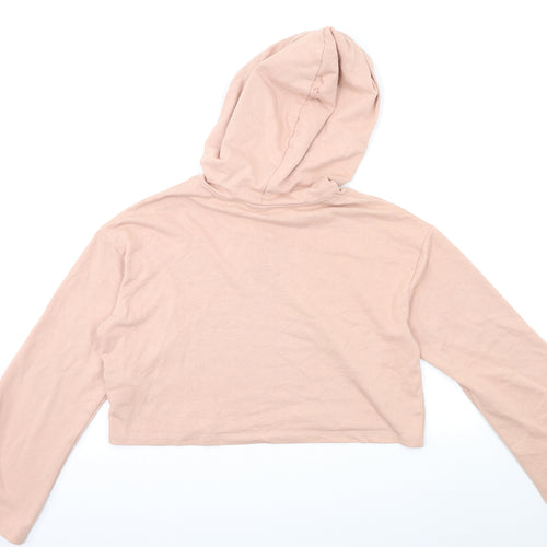 H&M Womens Pink   Pullover Hoodie Size M