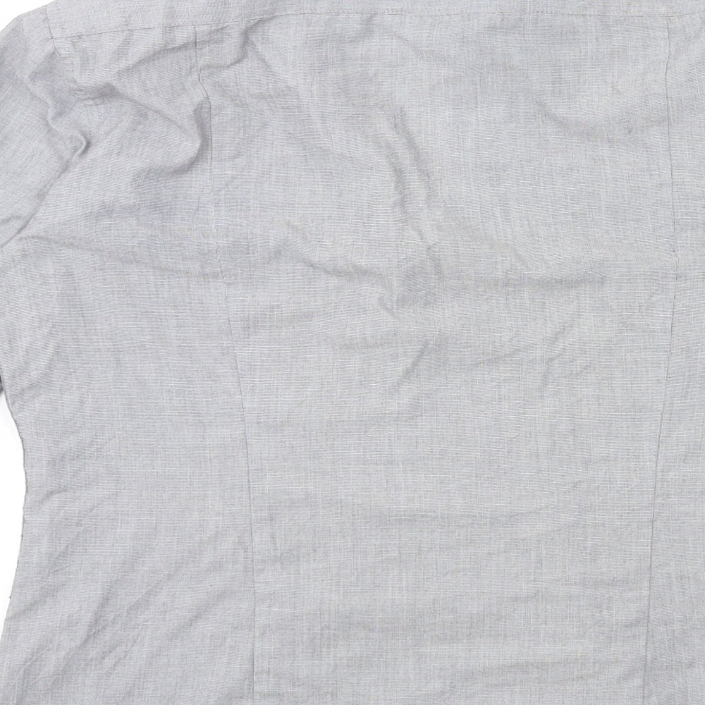 H&M Mens Grey    Dress Shirt Size M