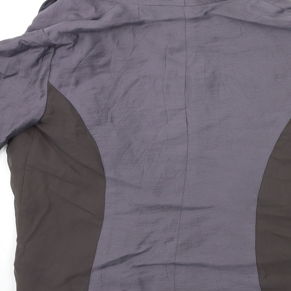 Silence + Noise Womens Grey   Jacket Blazer Size XS