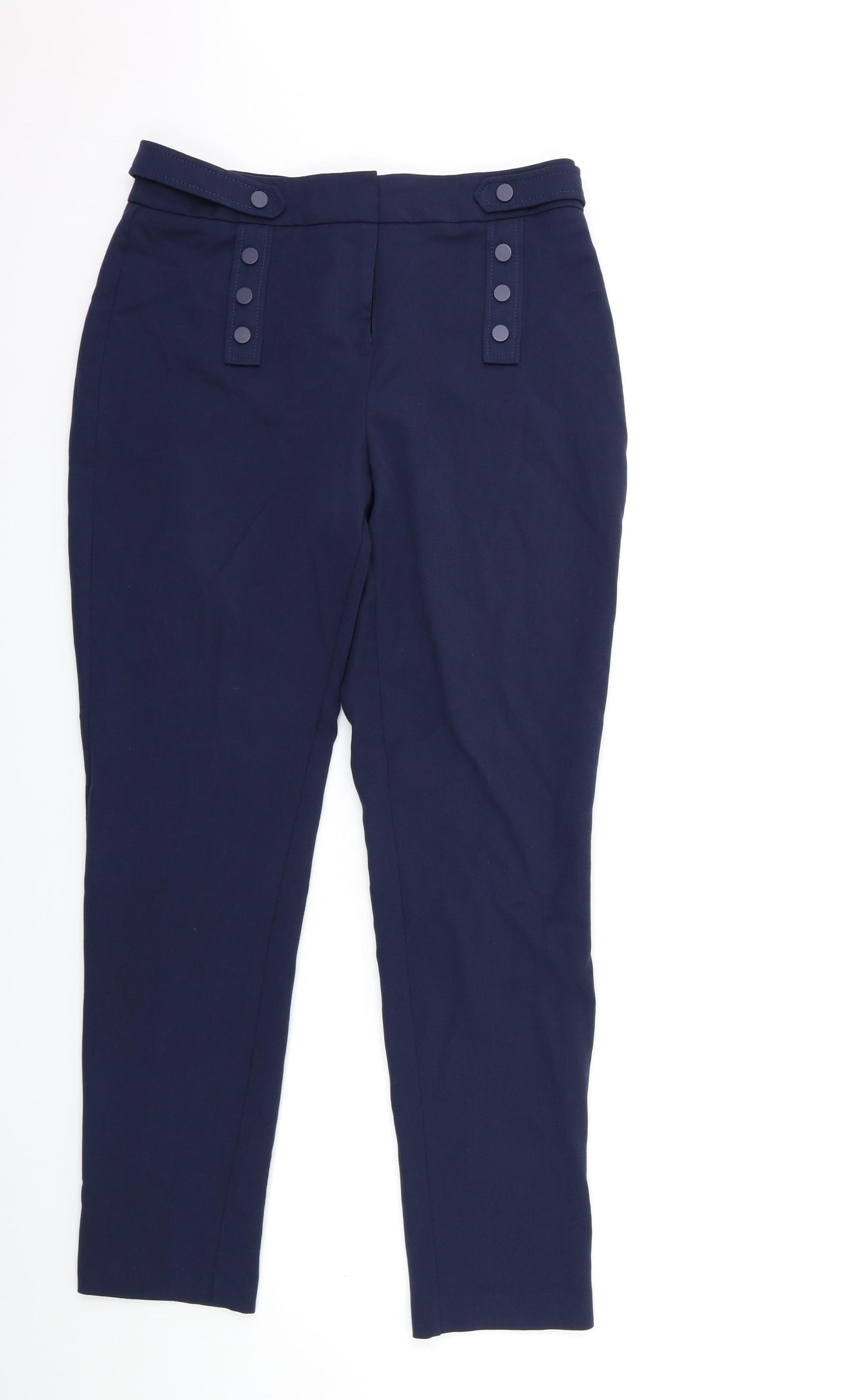 F&F Womens Blue   Trousers  Size 10 L28.5 in