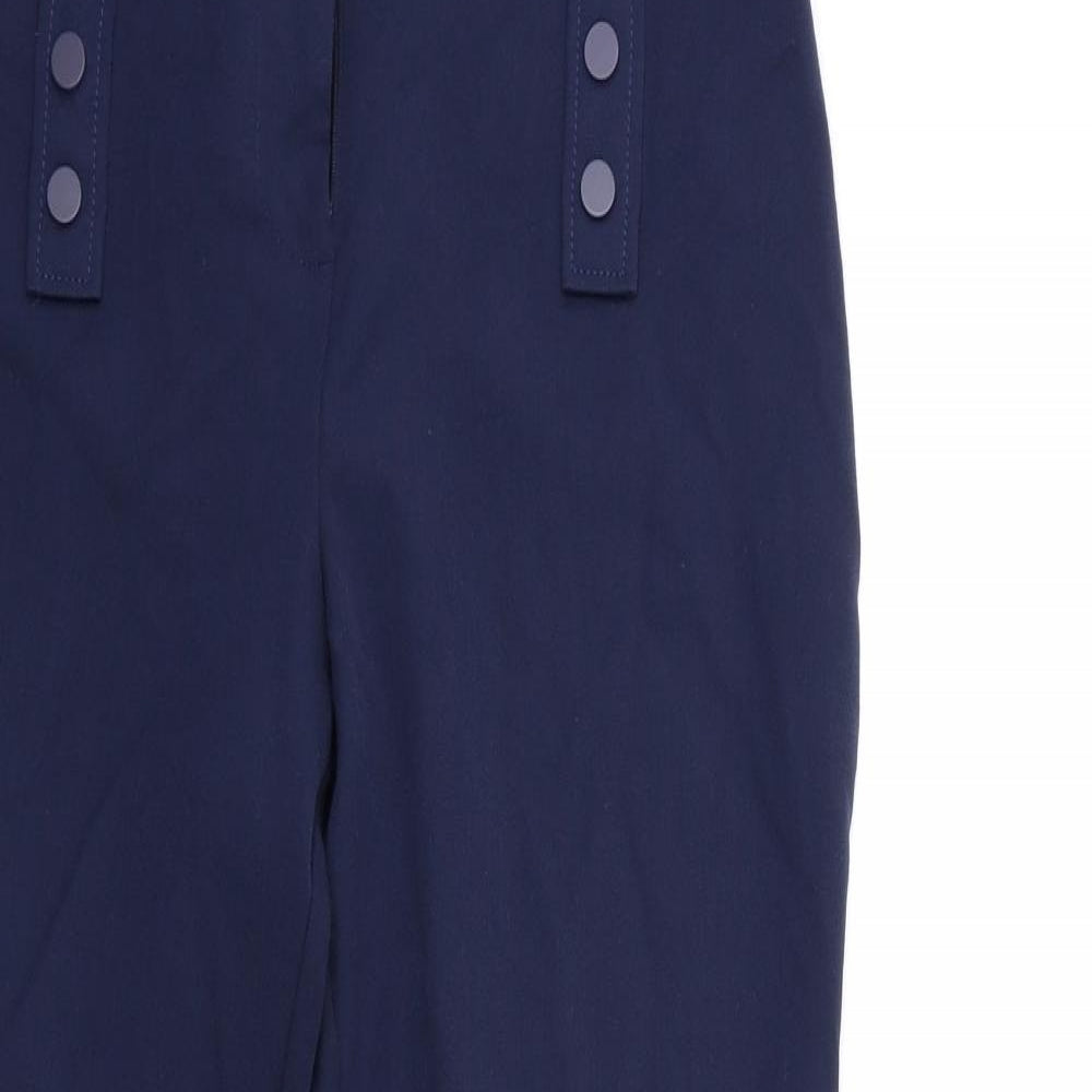 F&F Womens Blue   Trousers  Size 10 L28.5 in