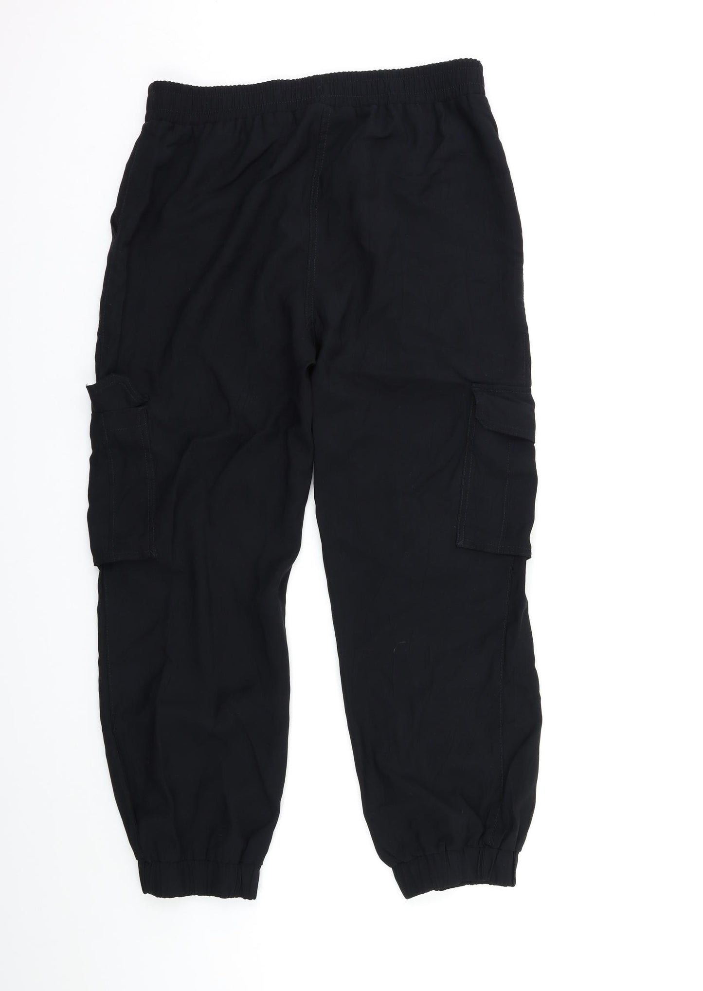 George Womens Black   Cargo Trousers Size 14 L28 in