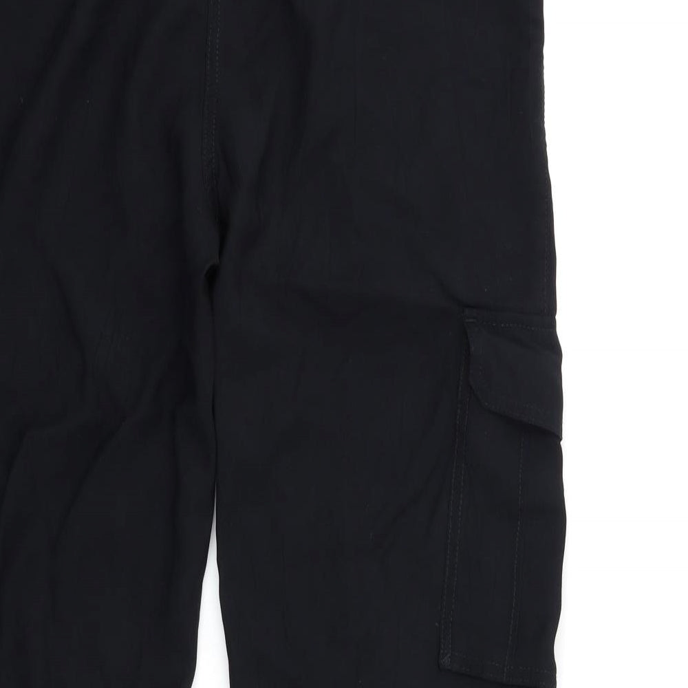 George Womens Black   Cargo Trousers Size 14 L28 in