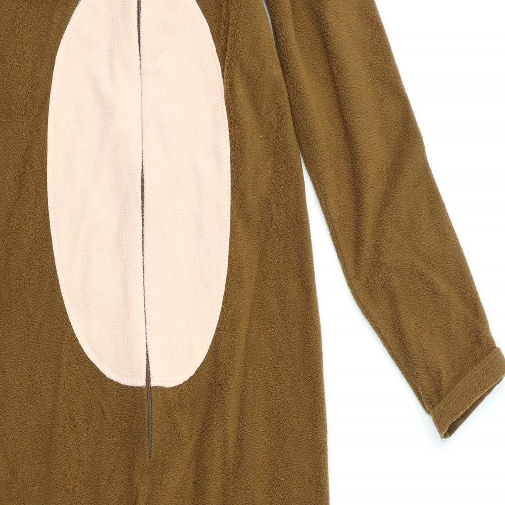 Primark Boys Brown  Fleece  One Piece Size 11-12 Years