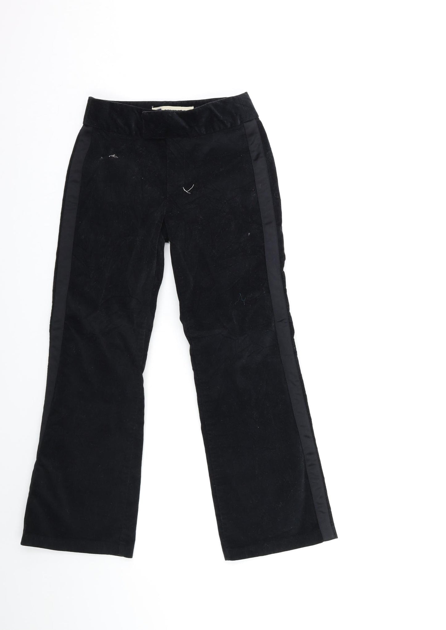 Gap Girls Black  Velour  Trousers Size 10 Years