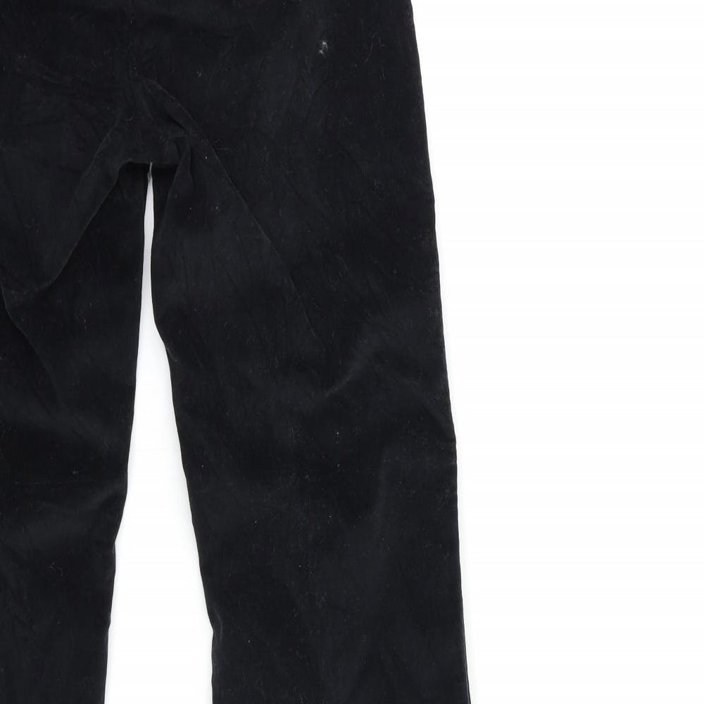 Gap Girls Black  Velour  Trousers Size 10 Years