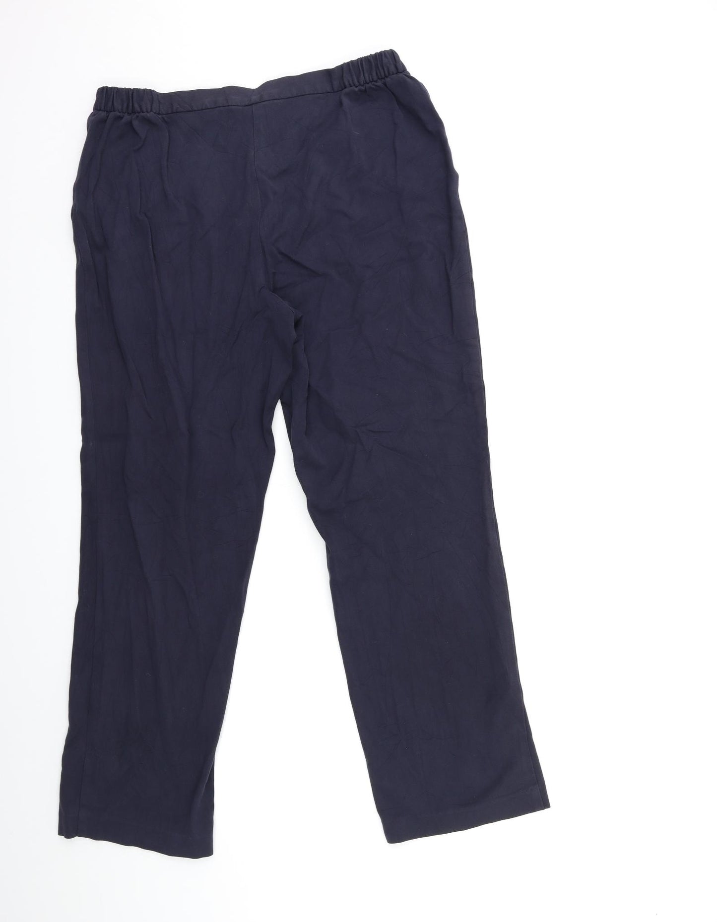 Marks and Spencer Womens Blue   Trousers  Size 14 L30 in