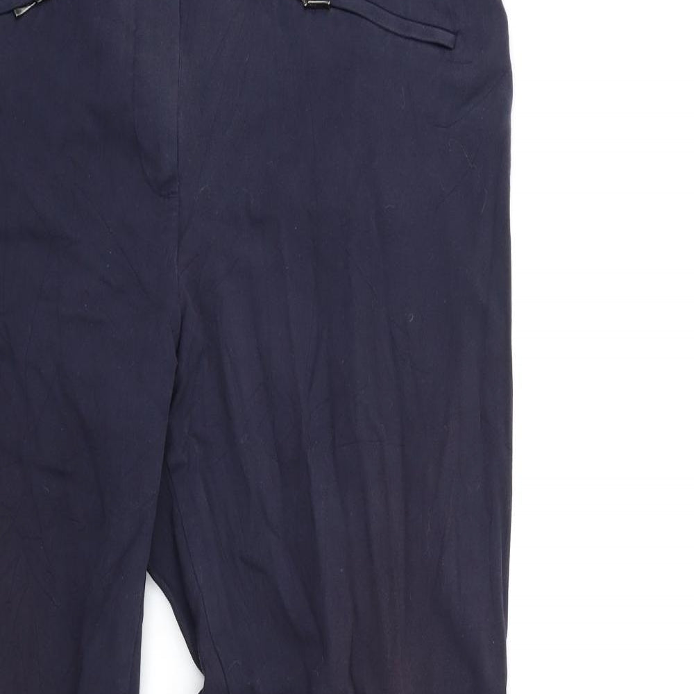 Marks and Spencer Womens Blue   Trousers  Size 14 L30 in