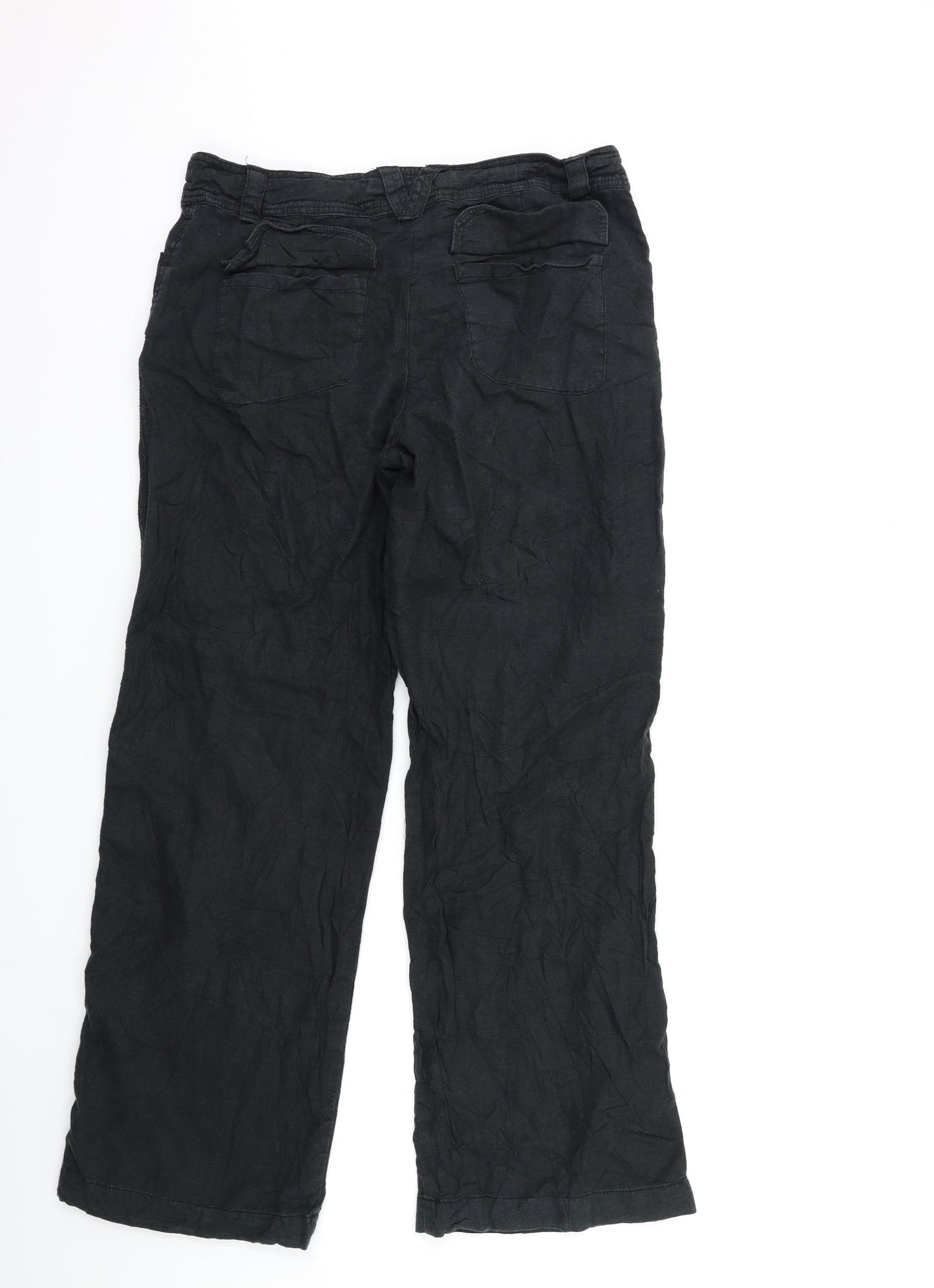 NEXT Womens Black   Trousers  Size 12 L29 in