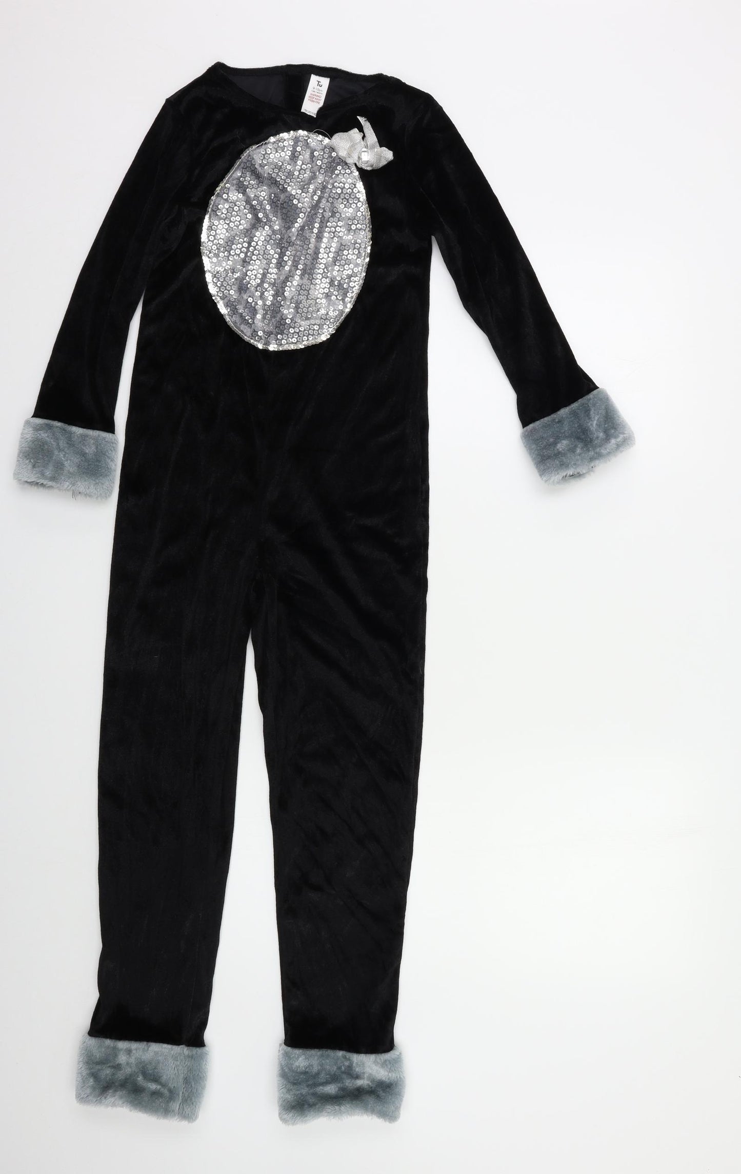 TU Girls Black   Jumpsuit One-Piece Size 9-10 Years