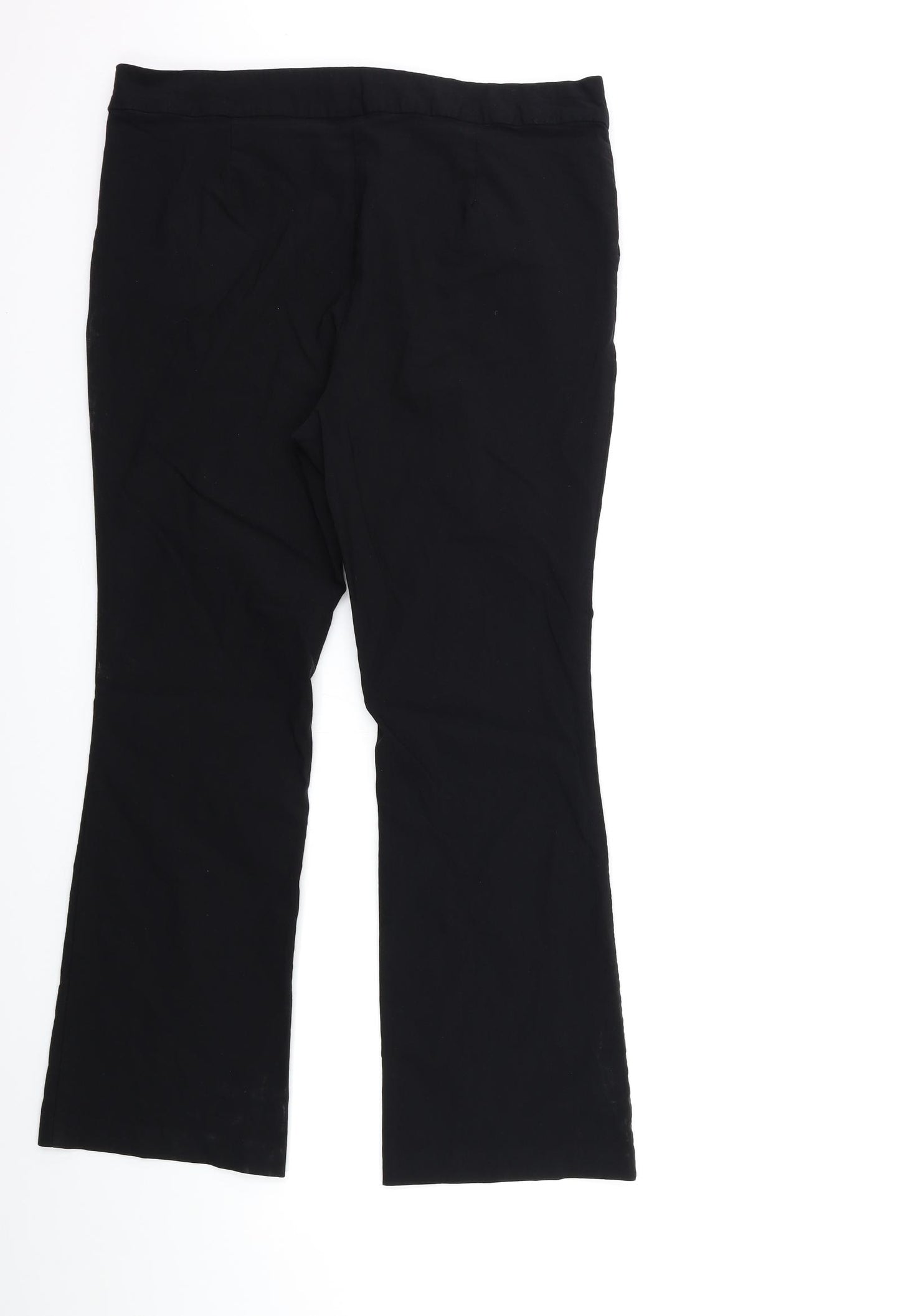 Papaya Womens Black   Trousers  Size 18 L30 in