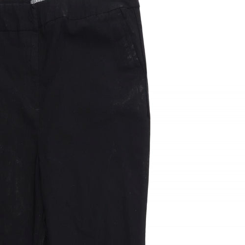 Papaya Womens Black   Trousers  Size 18 L30 in