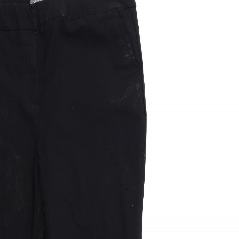 Papaya Womens Black   Trousers  Size 18 L30 in