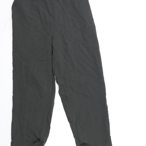 Preworn Womens Grey Striped  Trousers  Size 28 in L25 in