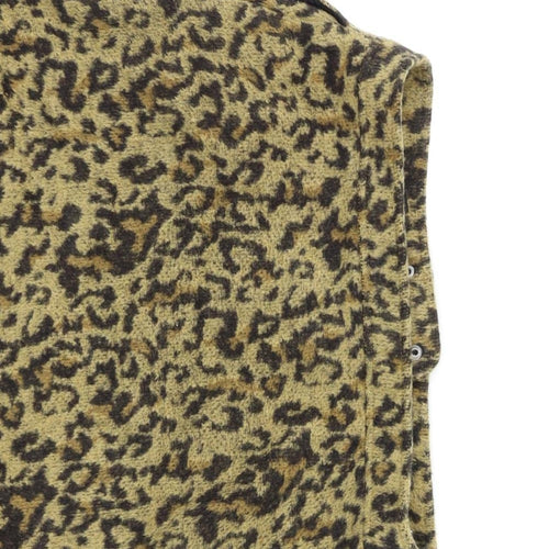 NEXT Womens Brown Animal Print  Skater Skirt Size 10