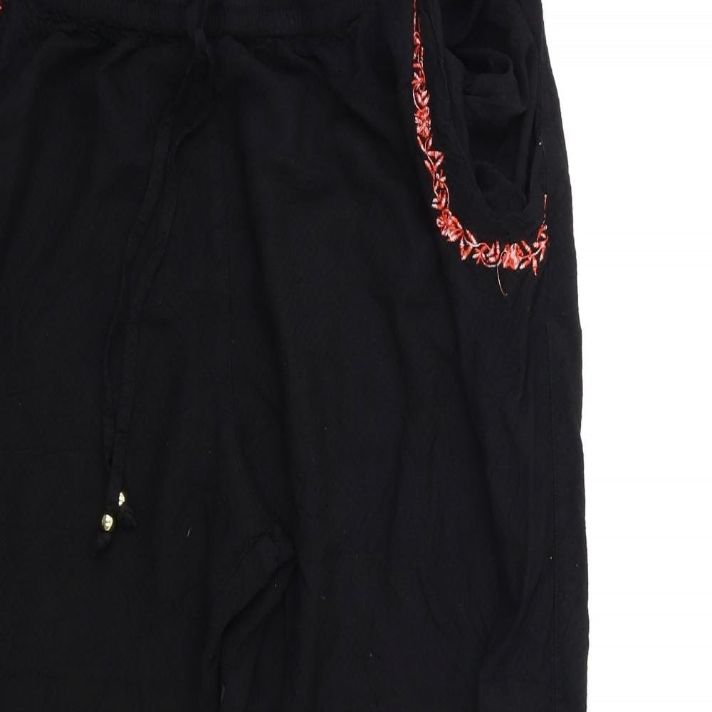 F&F Womens Black   Trousers  Size 18 L26 in