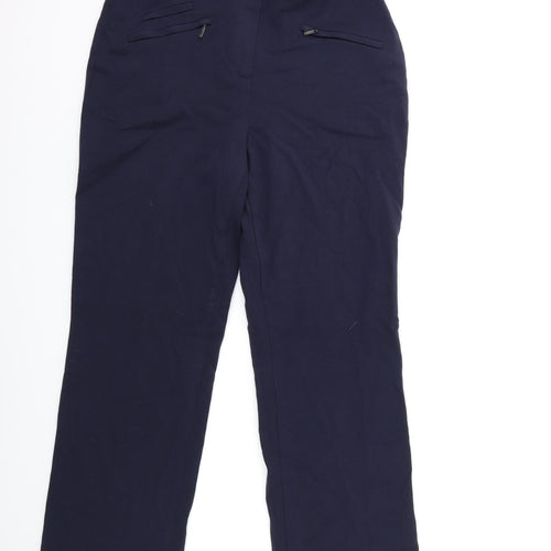 Marks and Spencer Womens Blue   Trousers  Size 8 L27 in