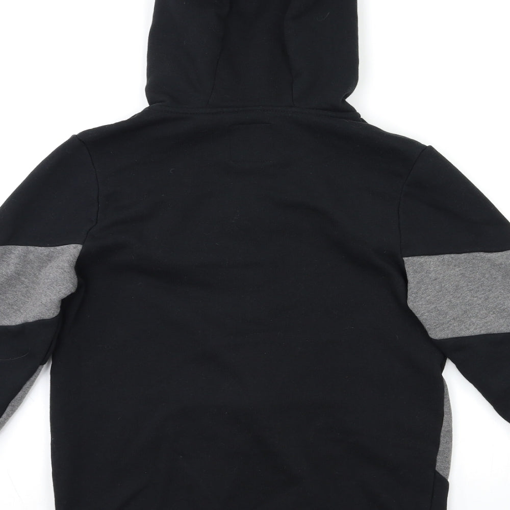 Very Boys Black   Full Zip Hoodie Size 13 Years