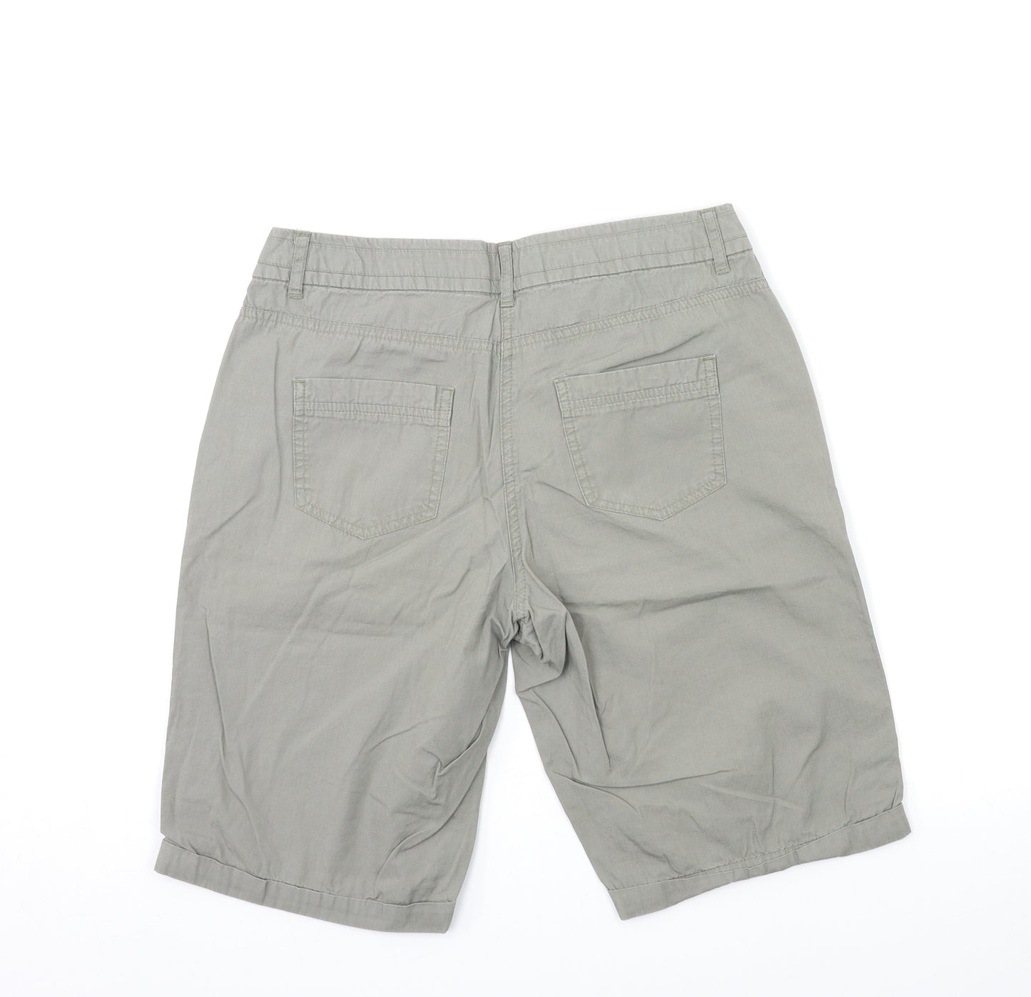 Dorothy Perkins Womens Grey   Cargo Shorts Size 8