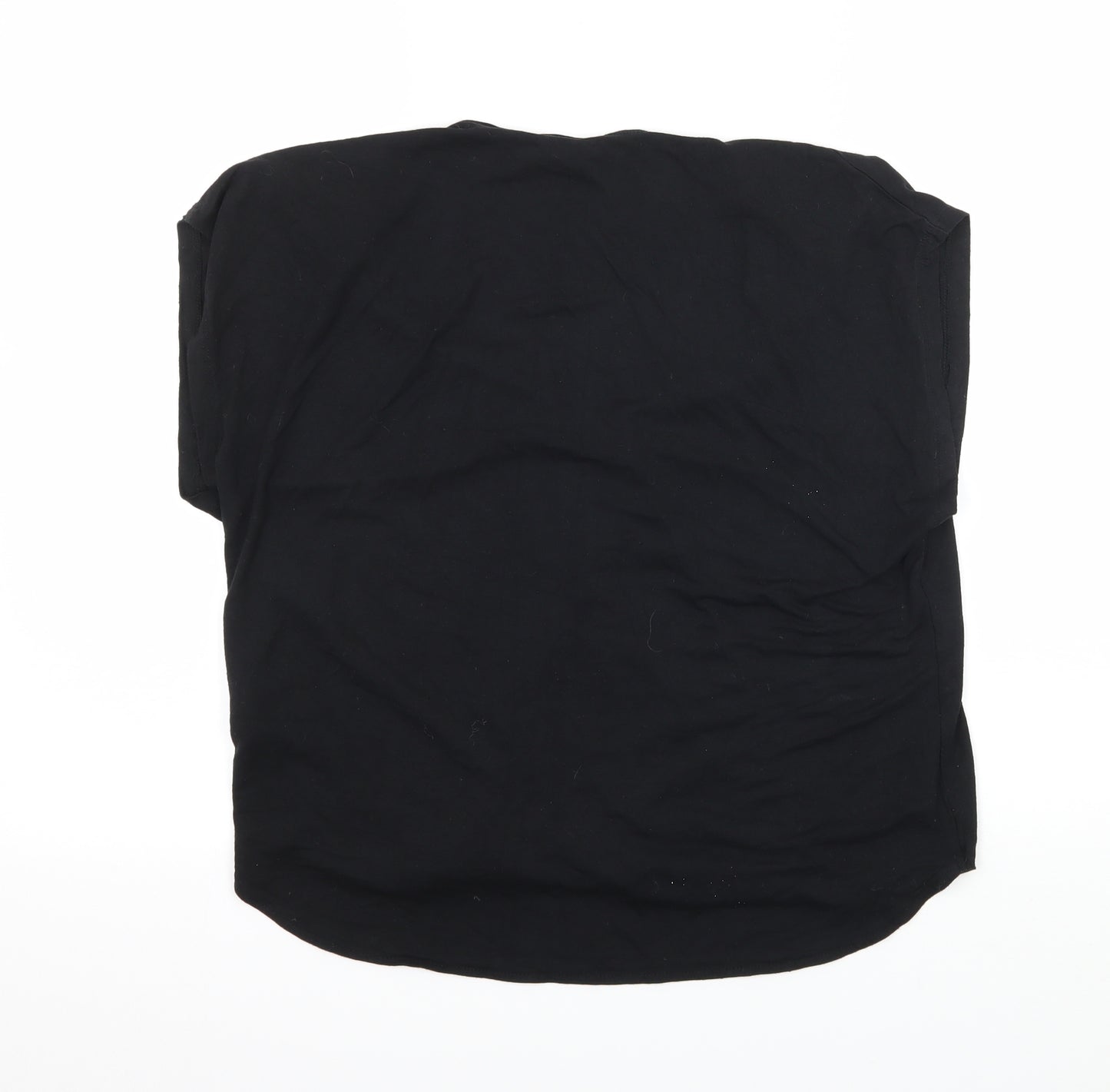 New Look Womens Black  Jersey Basic T-Shirt Size 10
