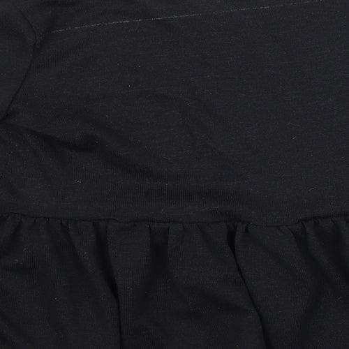 Boohoo Womens Black  Knit Pullover Jumper Size 10