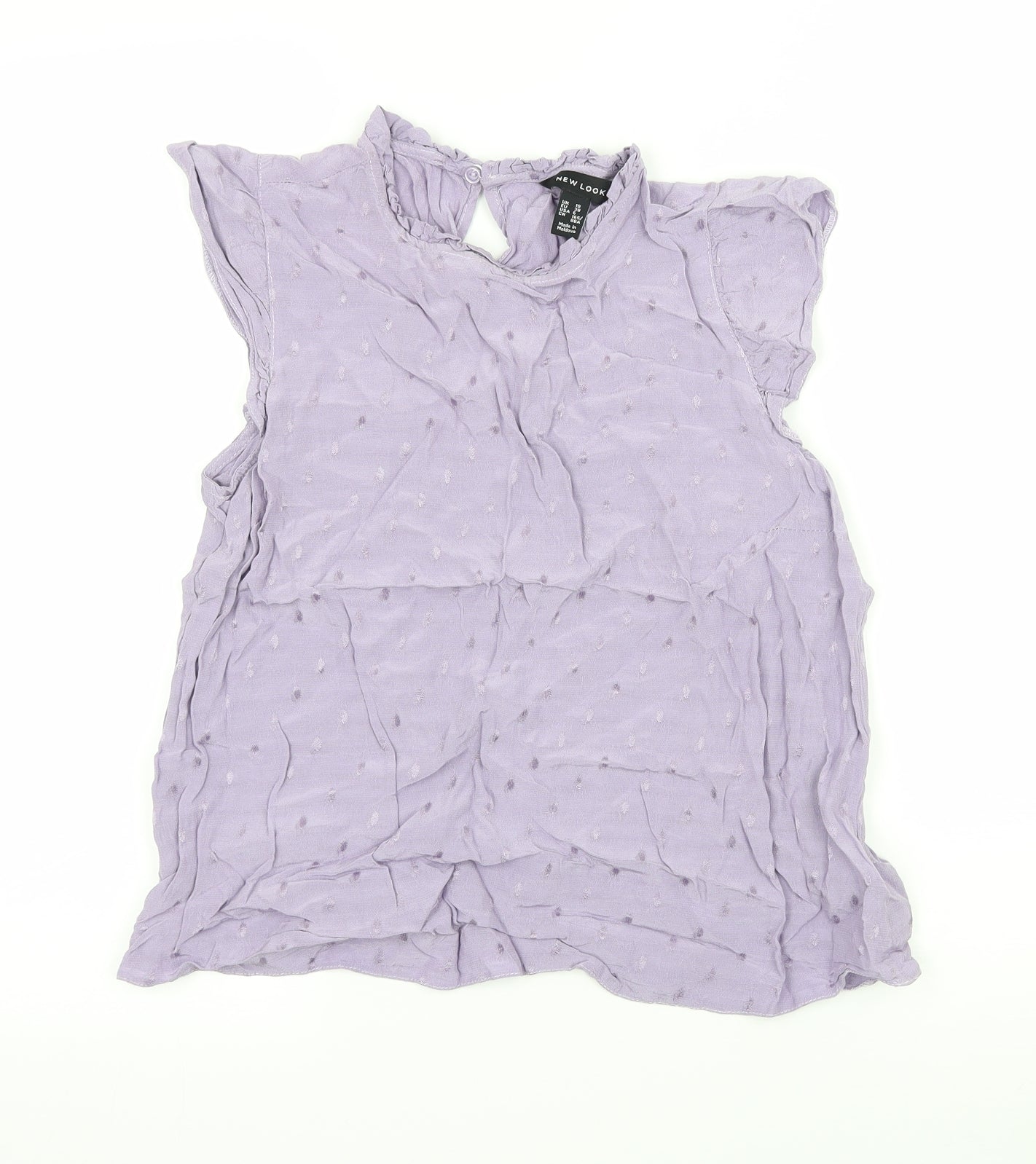 New Look Womens Purple   Basic Blouse Size 10