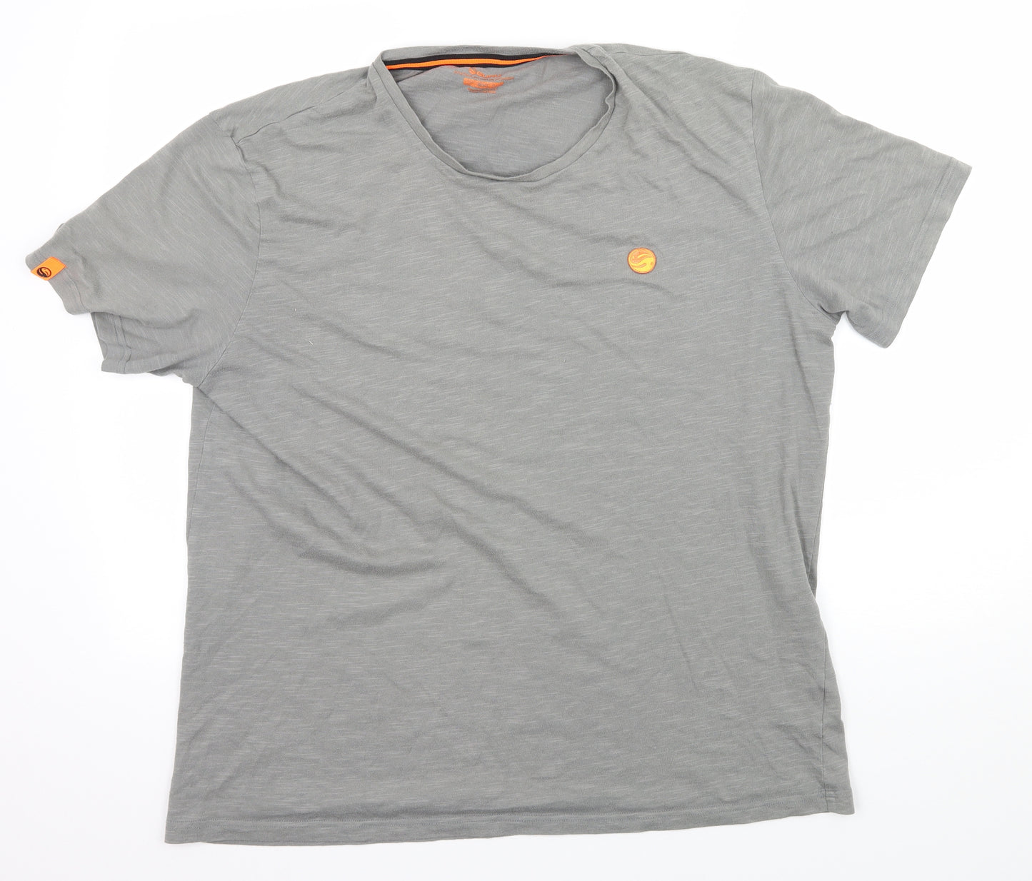 Guru Mens Grey  Jersey  T-Shirt Size 2XL
