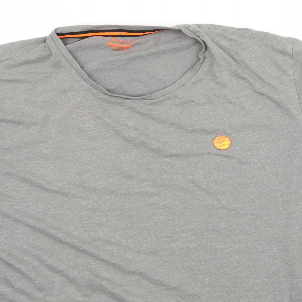 Guru Mens Grey  Jersey  T-Shirt Size 2XL