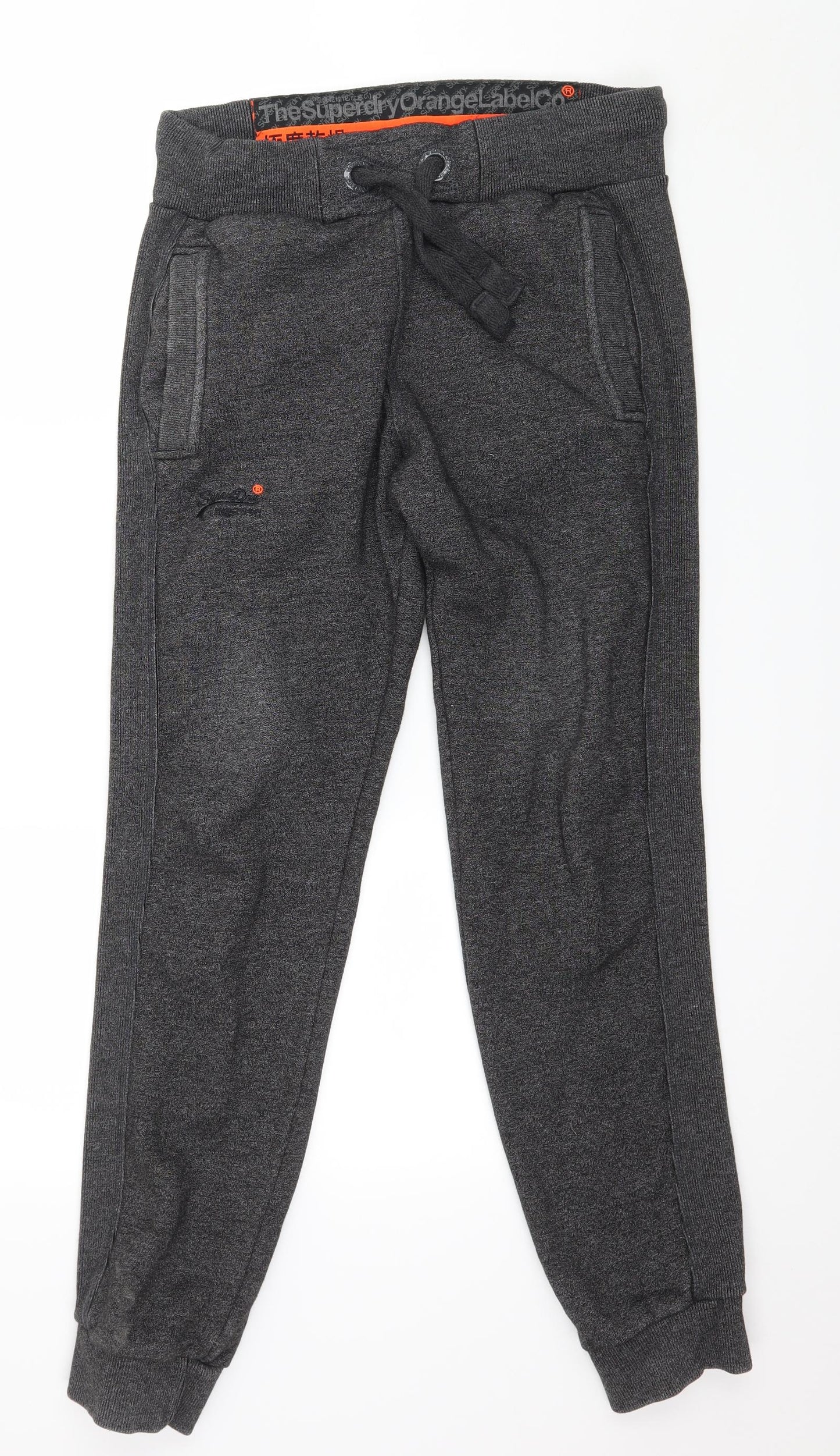 Superdry Mens Grey  Jersey Jogger Trousers Size S L29 in