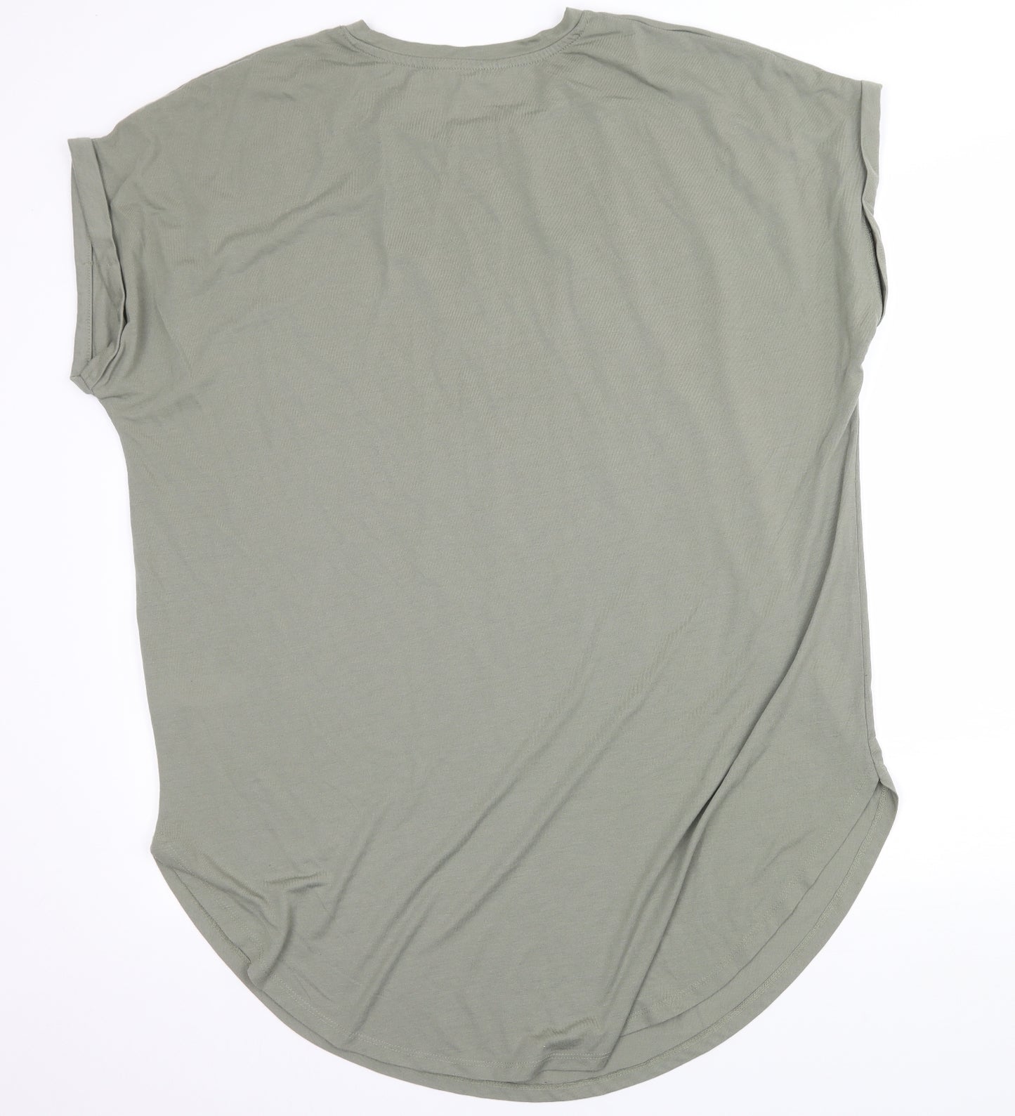 Primark Womens Green  Jersey Basic T-Shirt Size 18  - Collect Beautiful Moments