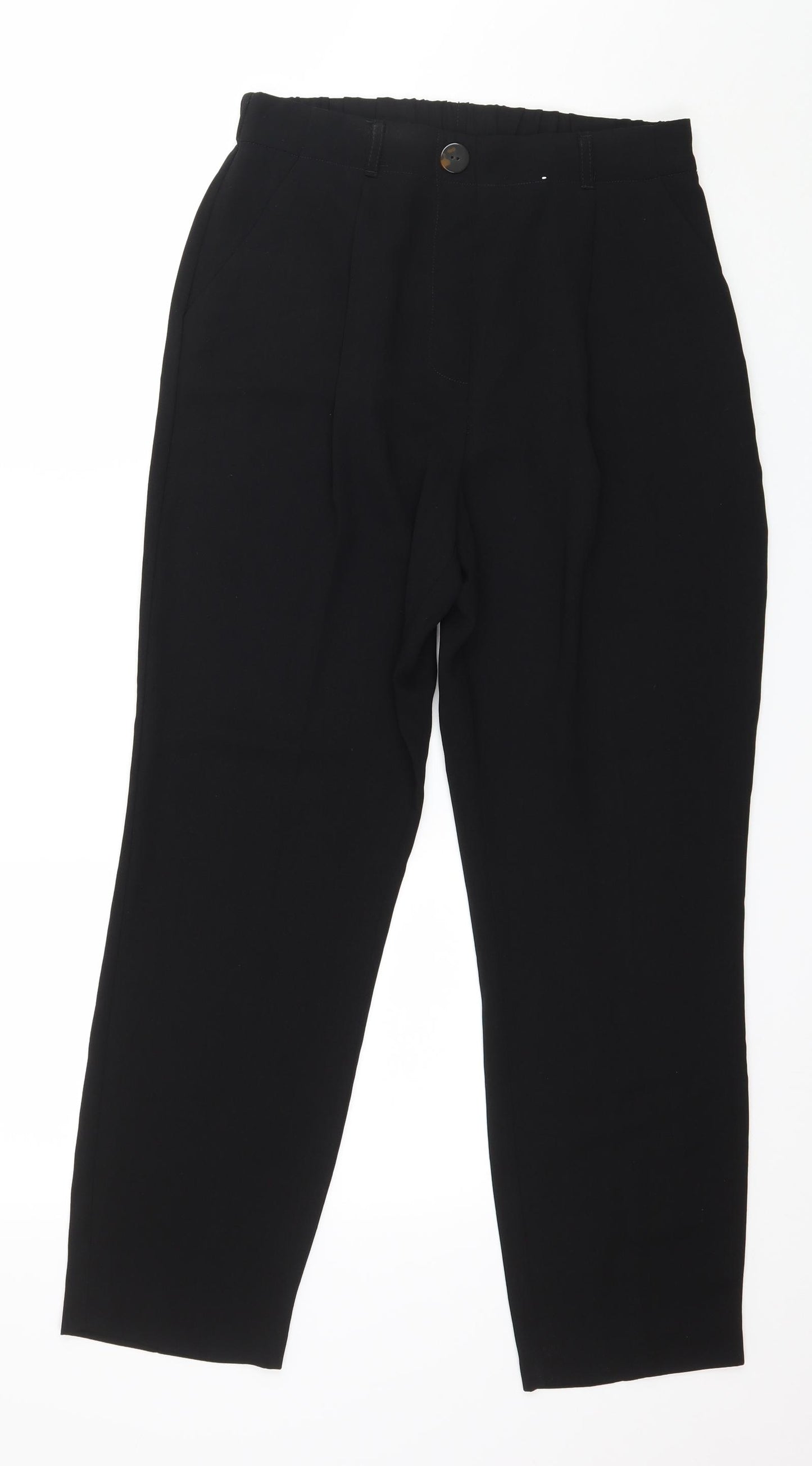 Primark Womens Black   Trousers  Size 10 L26 in