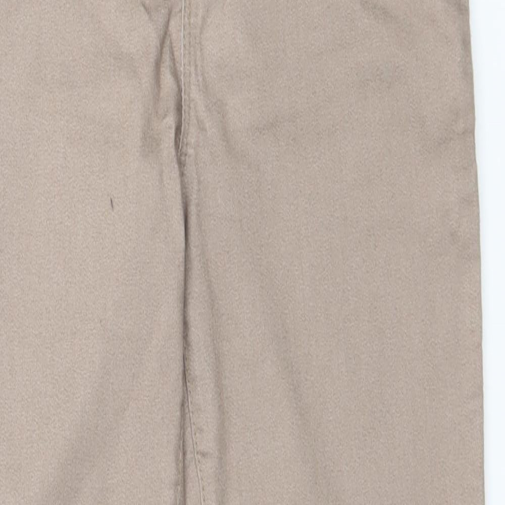 Denim & Co. Womens Brown  Denim Jegging Jeans Size 10 L28 in