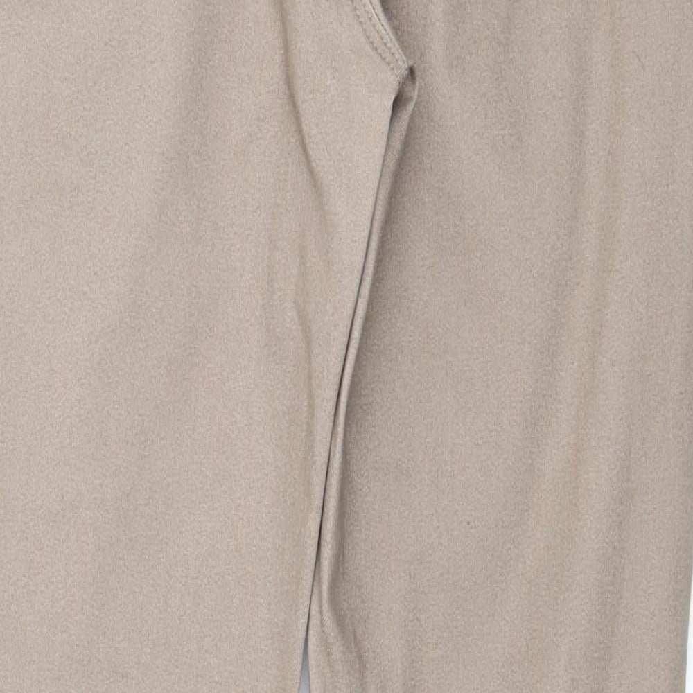 Denim & Co. Womens Brown  Denim Jegging Jeans Size 10 L28 in
