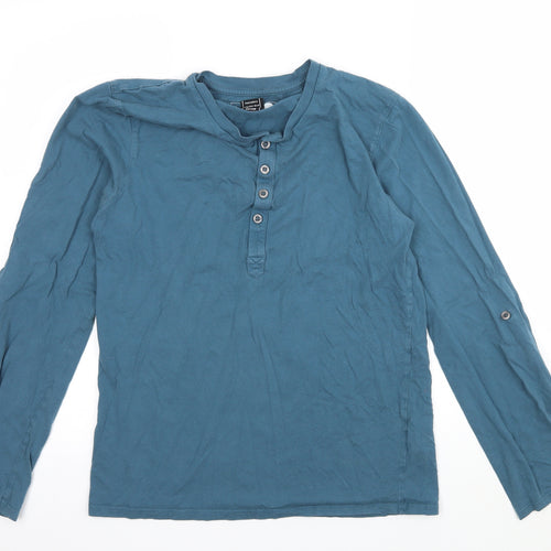 Topman Mens Blue  Jersey  T-Shirt Size S