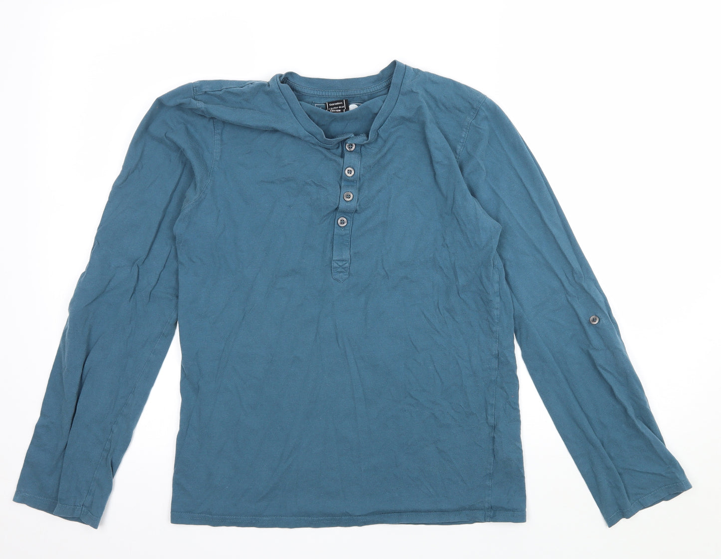 Topman Mens Blue  Jersey  T-Shirt Size S