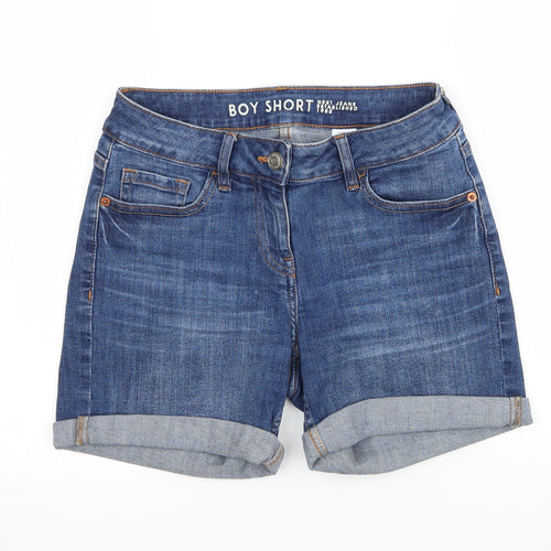 NEXT Womens Blue  Denim Cut-Off Shorts Size 6