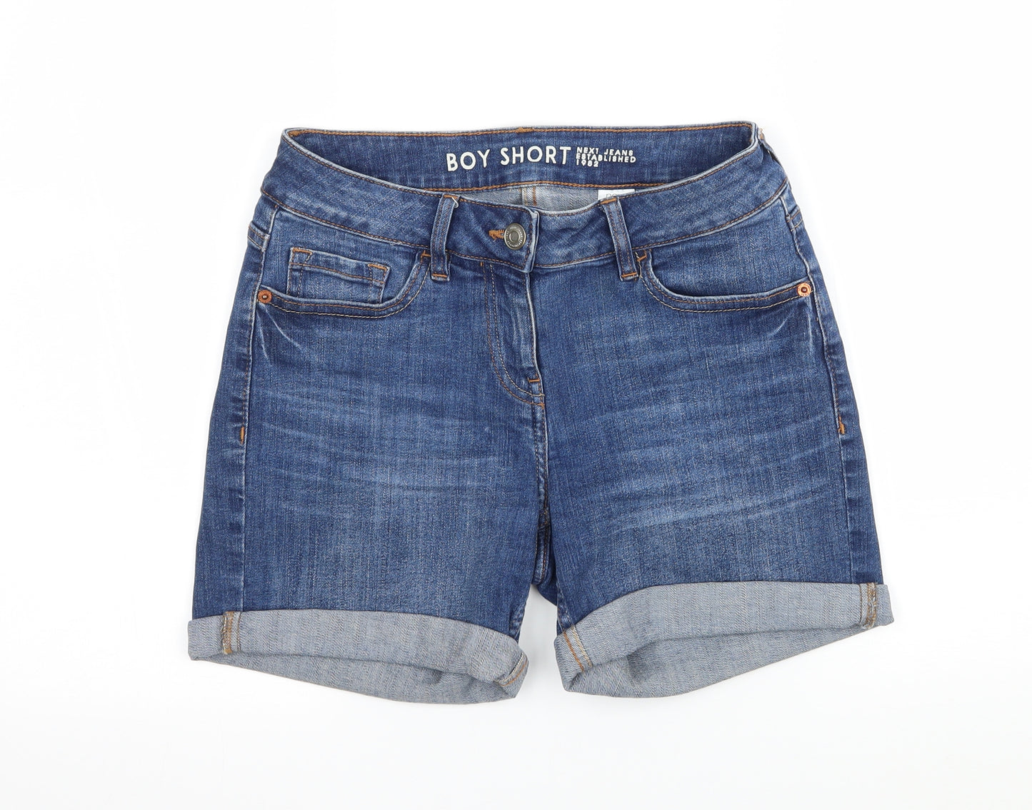 NEXT Womens Blue  Denim Cut-Off Shorts Size 6