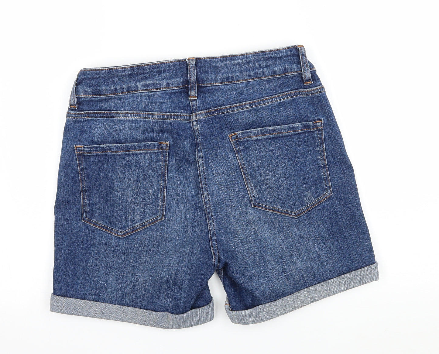 NEXT Womens Blue  Denim Cut-Off Shorts Size 6