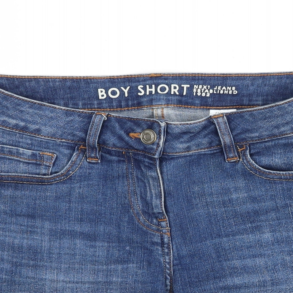 NEXT Womens Blue  Denim Cut-Off Shorts Size 6