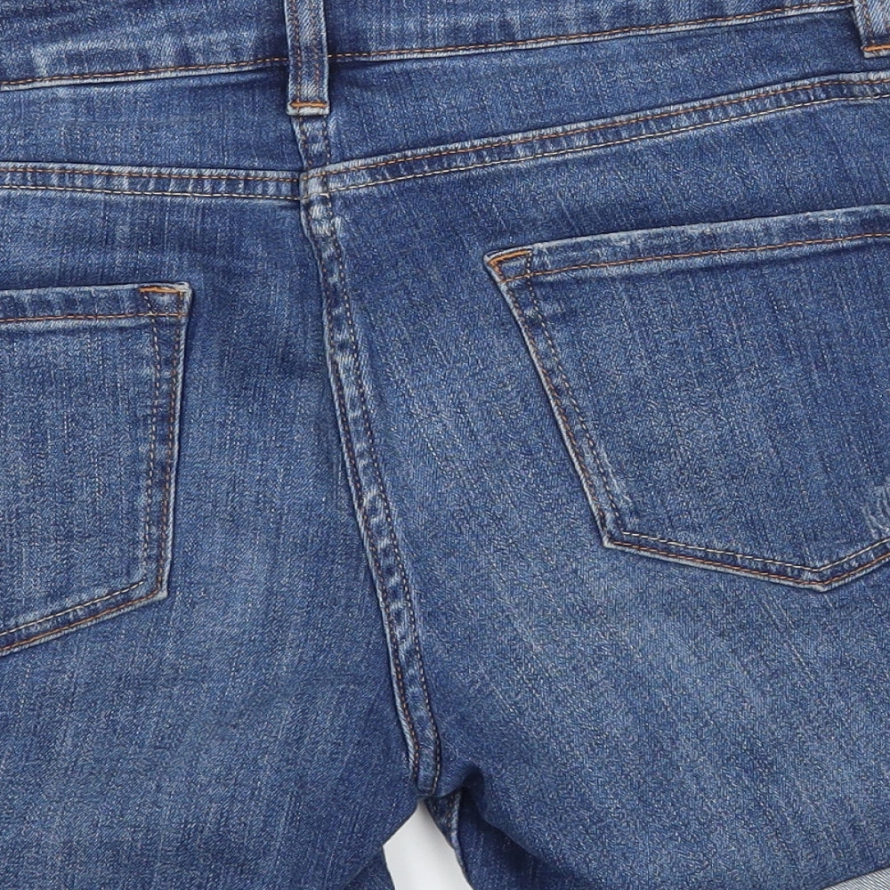 NEXT Womens Blue  Denim Cut-Off Shorts Size 6