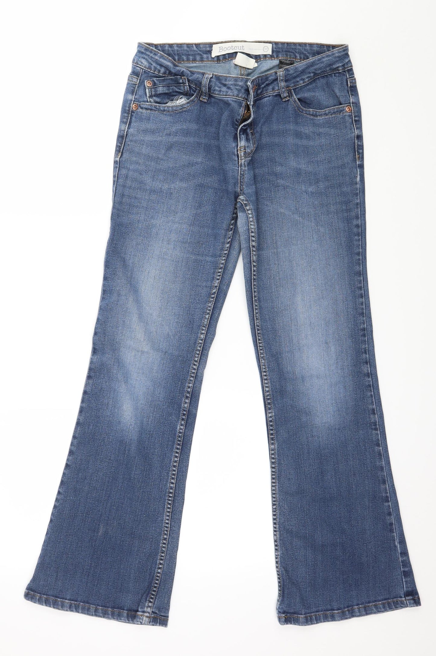 NEXT Womens Blue  Denim Straight Jeans Size 10 L28 in