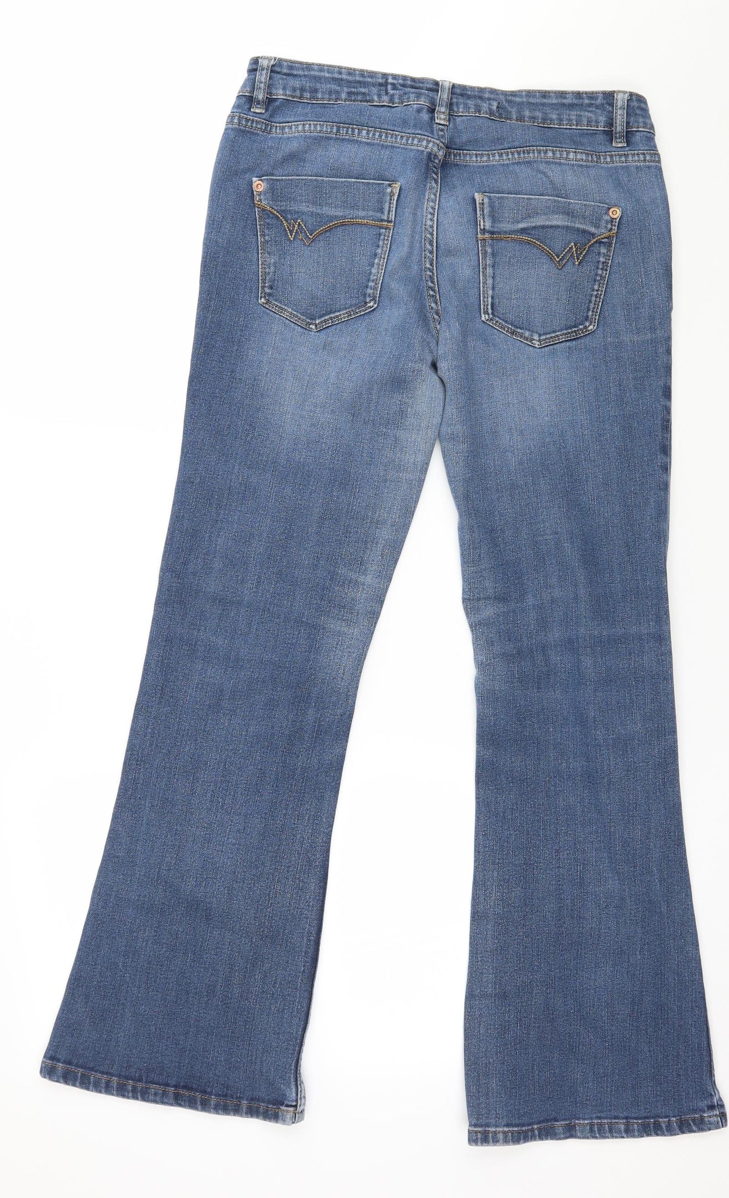 NEXT Womens Blue  Denim Straight Jeans Size 10 L28 in